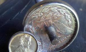 Изготовление кольца из монеты